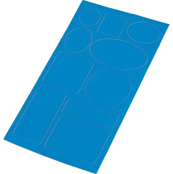 Látková záplata Samolepicí záplaty voděodolné tvary