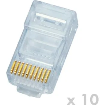 Konektor DATACOM Plug UTP CAT5E 10p10c- RJ50 lanko (10ks) 4181