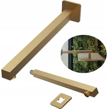 Vodovodní baterie Gamma Gamma, podomítkové rameno 40cm, zlatá matná, GMA-RAM-D-LP03-BGD