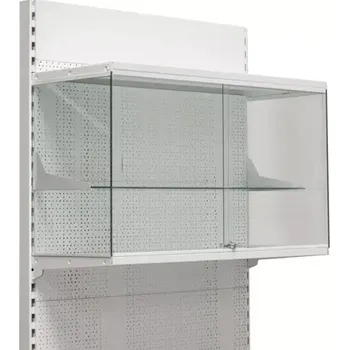 Knihovna Skleněná vitrína se zámkem 100x60x40cm (L27688)