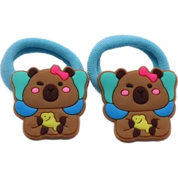 Dětské gumičky se kapybarou, 2 ks Barva: modrá