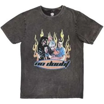 Zahraniční hudba Merch No Doubt: No Doubt Unisex Stone Wash T-shirt: Retro (charcoal Grey) (medium) M