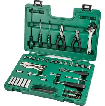 Sada nářadí 52 ks. Sada metrického nářadí s 6 hroty a pohonem (SATAST09505SJ)