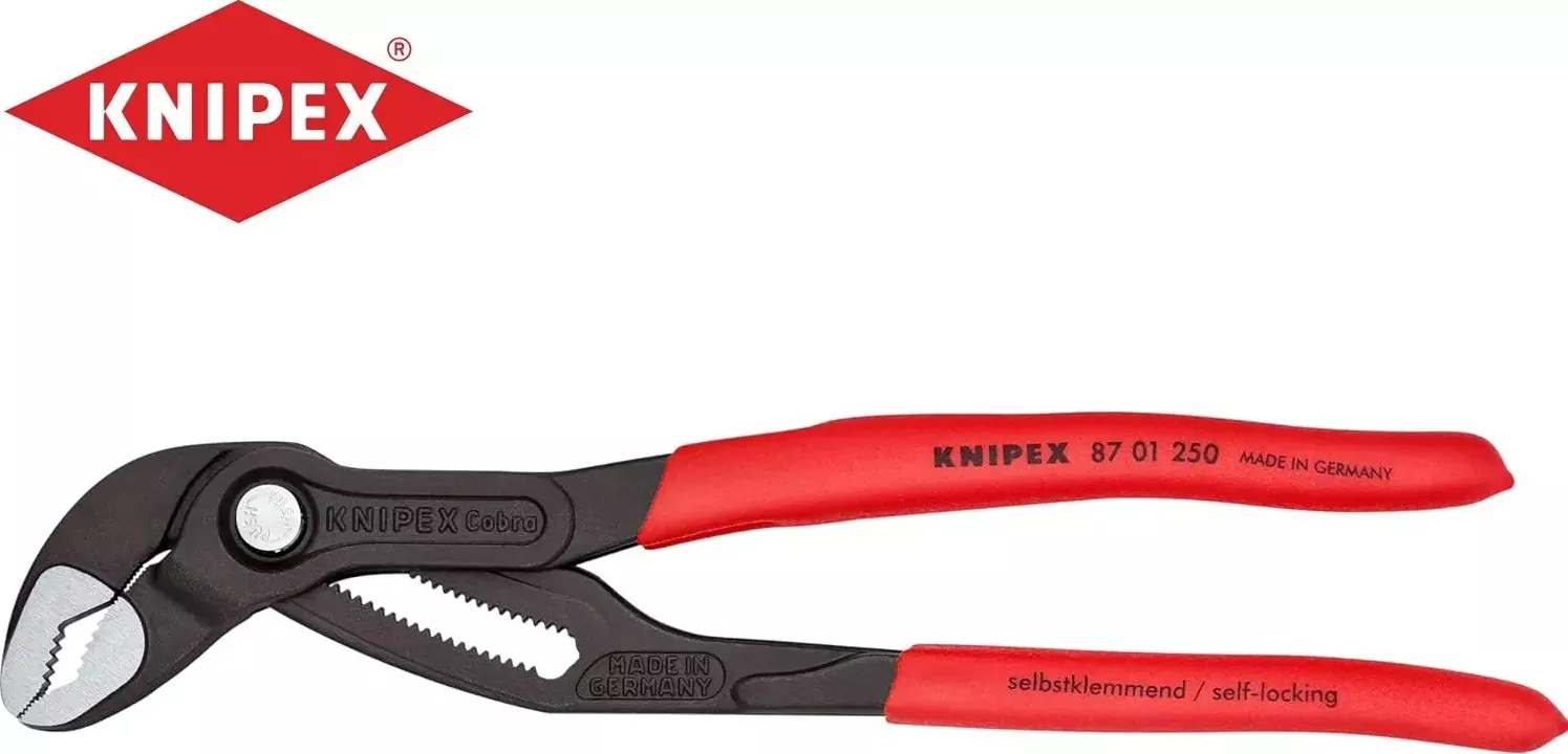 Instalatérské kleště 250 mm Knipex 87 01 250 Cobra (K 87 01 250)