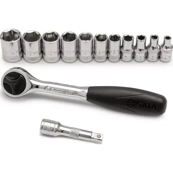 Gola sada 13 ks. Sada metrických nástrčných hlavic s pohonem (SATAST09521L)