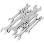 10 ks. Sada metrických klíčů s dvojitým otevřeným (SATAST08010)