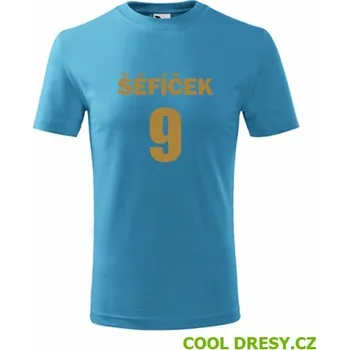 Chlapecké oblečení Tričko Šéfíček 9 - Barva: tyrkysová, Velikost 6let