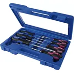 Přesné ploché a křížové šroubováky v kufru Narex Bystřice S PROFI (Sada 7 dílů) (BY862702)