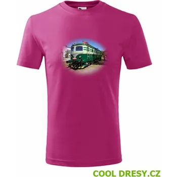 Chlapecké oblečení Dětské tričko s elektrickou mašinkou Bobina - Barva: purpurová, Velikost 6let