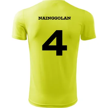 Dětský fotbalový dres Nainggolan - Barva: neonově žlutá, Velikost 10let