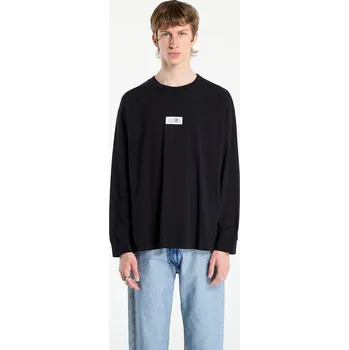 Pánské tričko Tričko MM6 Cotton Long Sleeve T-Shirt Black L