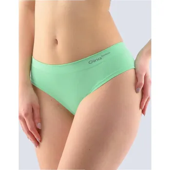 Kalhotky Dámské francouzské kalhotky bamboo 04015P sv.zelené vel.M/L- Gina