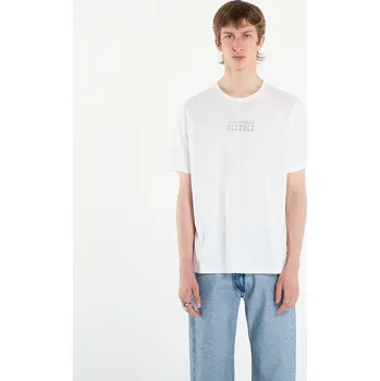 Pánské tričko Tričko MM6 Broken Plate Print T-Shirt Off White XL