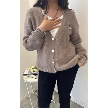 Dámská tunika Svetřík vlněný propínací 5213 barva: modrá tmavá