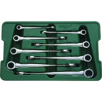 Klíč Očkoploché ráčnové klíče 8 ÷ 19 mm XL X-Beam® SATA ST08015SJ (Sada 8 dílů) (SATAST08015SJ)