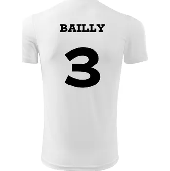 Dětský fotbalový dres Bailly - Barva: bílá, Velikost 10let