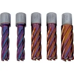 Jádrové vrtáky Bernardo HSS CO5 pr. 14 ÷ 22 mm, hloubka vrt. 50 mm Standard CDL potažené nACO. (Sada 5 dílů) (BER4111052)