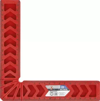 Úhloměr Montážní úhelník sklolaminát 200 mm (BGS106878)