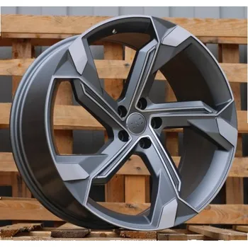 Alu kolo Alu kola Racing Line Y1201, 22x9.5 5x112 ET36, šedivá + leštění (zátěžová)