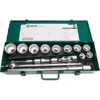 Gola sada 15 ks. Sada nástrčných hlavic 3/4" s 12 hroty SAE (SATAST09148SJ)