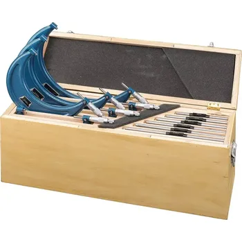 Mikrometr Třmenové mikrometry 150 ÷ 300 mm / 0,01. Sada 6 ks (BER311051)