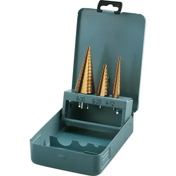 Vrták Stupňovité vrtáky Bernardo pr. 4 ÷ 30 mm (Sada 3 ks) (BER411060)