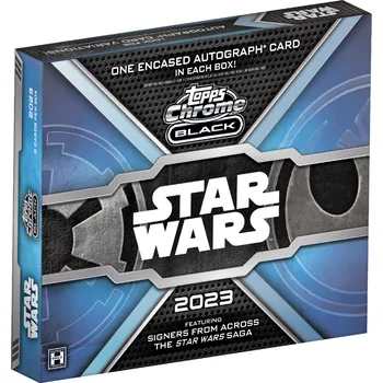 Sběratelská karetní hra 2023 Topps Chrome Black Star Wars Hobby Box