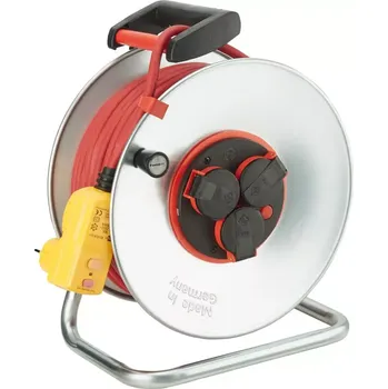 Prodlužovací kabel Buben na kabely, ocelový plech H07RN-F3G1,5 40m FORMAT (EDE90190040)