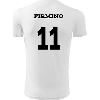 Dětský fotbalový dres Firmino - Barva: bílá, Velikost 12let