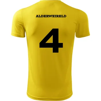 Dětský fotbalový dres Alderweireld - Barva: žlutá, Velikost 6let