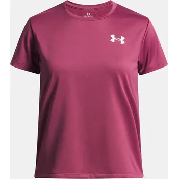 Dívčí oblečení Under Armour Dívčí Dívčí tričko Under Armour UA Tech SSC-RED Červená 164 (2883928)