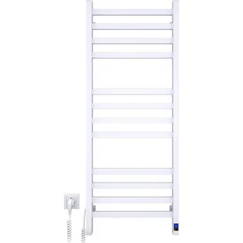 Radiátor Koupelnový žebříkový radiátor s term. AVANGARD 459W/230V 120,6 cm IP44 bílá levá