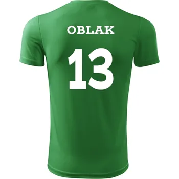 Dětský fotbalový dres Oblak - Barva: střední zelená, Velikost 6let