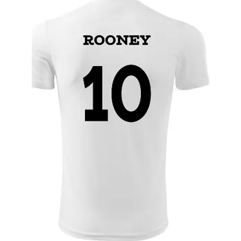 Dětský fotbalový dres Rooney - Barva: bílá, Velikost 8let