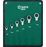 6 ks. Sada metrických ráčnových klíčů s dvojitou r (SATAST09025SJ)