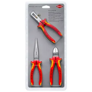 Ruční nářadí Kleště Knipex 00 31 30 BK V03 "Elektro" VDE, 3 díly (K 00 31 30 BK V03)