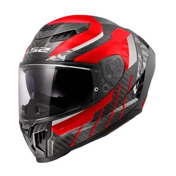 Helma na motorku Integrální helma LS2 FF807 DRAGON TRAX (červená), vel. XS