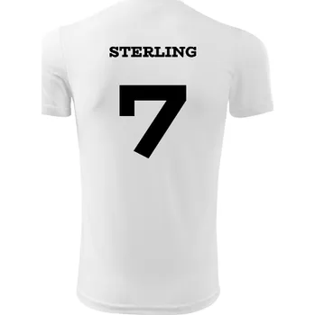 Dětský fotbalový dres Sterling - Barva: bílá, Velikost 10let