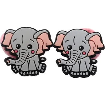 Dětské gumičky se slonem, 2 ks Barva: světle růžová