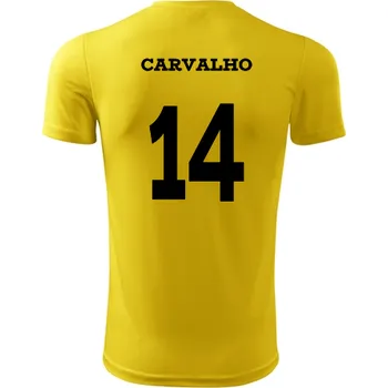 Dětský fotbalový dres Carvalho - Barva: žlutá, Velikost 12let