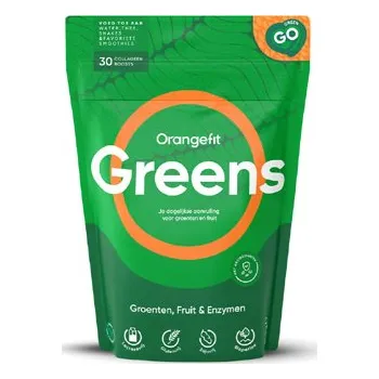 Fitness strava Orangefit Greens - multivitamínový nápoj s vlákninou 300g