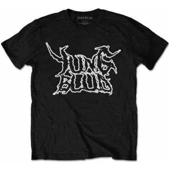Pánská móda Merch Yungblud: Tričko Weird Flaming Skeletons L