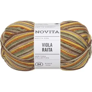 Příze Novita Viola Raita 8391 Podzim (Ponožková příze Viola Raita Trockenes Wetter Tag)