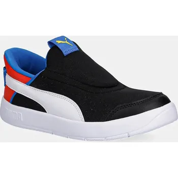 Chlapecká obuv Dětské sneakers boty Puma Courtflex v3 SLIPTECH PS černá barva, 399734 99X, EUR 32.5