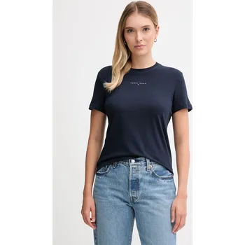 Pánské oblečení Tričko Tommy Jeans DW0DW21964 námořnická modř 59X, vel. S