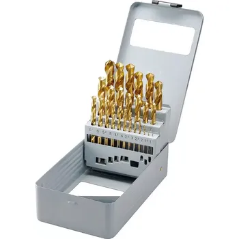 Vrták Vrtáky HSS Bernardo 1 ÷ 13 mm TiN (Sada 25 dílů) (BER411010)