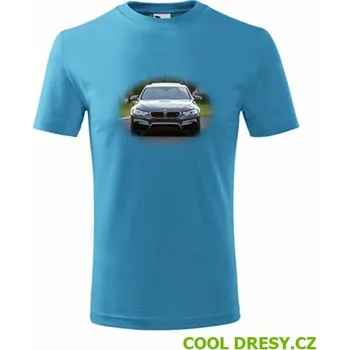 Dětské tričko s BMW 2 - Barva: tyrkysová, Velikost 6let