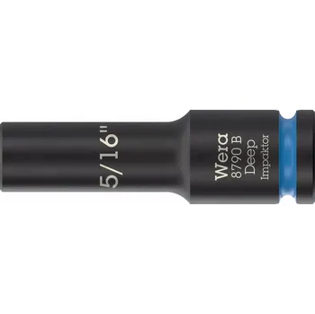 Wera 005565 Nástrčná hlavice 3/8" 6hran 5/16" typ 8790 B Impaktor Deep, dlouhá, palcová (W05005565001)