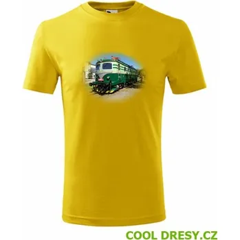 Chlapecké oblečení Dětské tričko s elektrickou mašinkou Bobina - Barva: žlutá, Velikost 8let