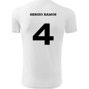 Dětský fotbalový dres Sergio Ramos - Barva: bílá, Velikost 10let